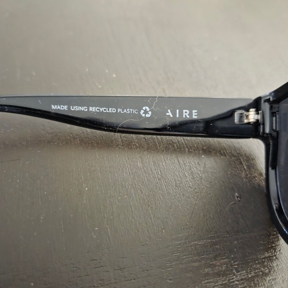AIRE Continuum 2222500 Black Shield Sunglasses Recycled Plastic‎ Oversized NEW main image 8